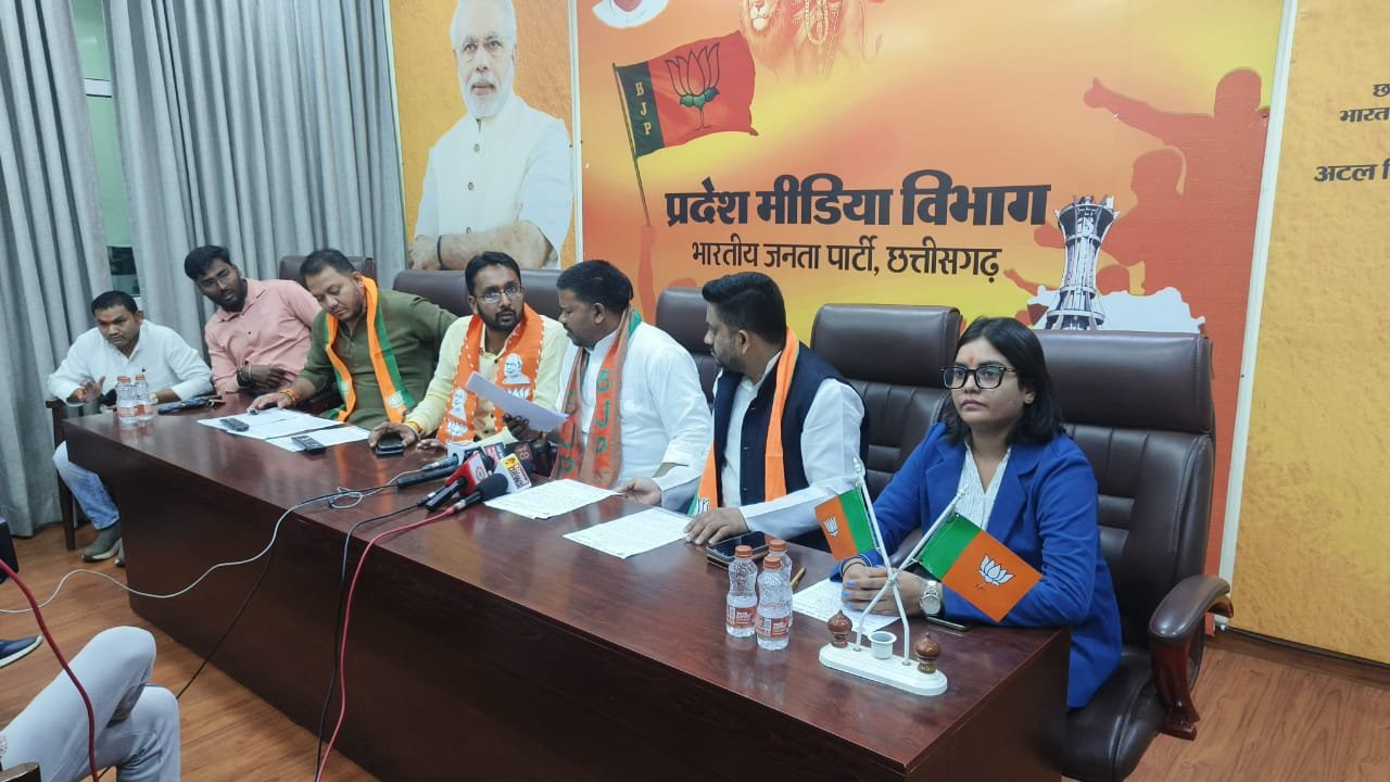 भाजपा का सदस्यता महाअभियान 2 सितंबर से,रायपुर भाजयुमो बनाएगा 07 लाख सदस्य