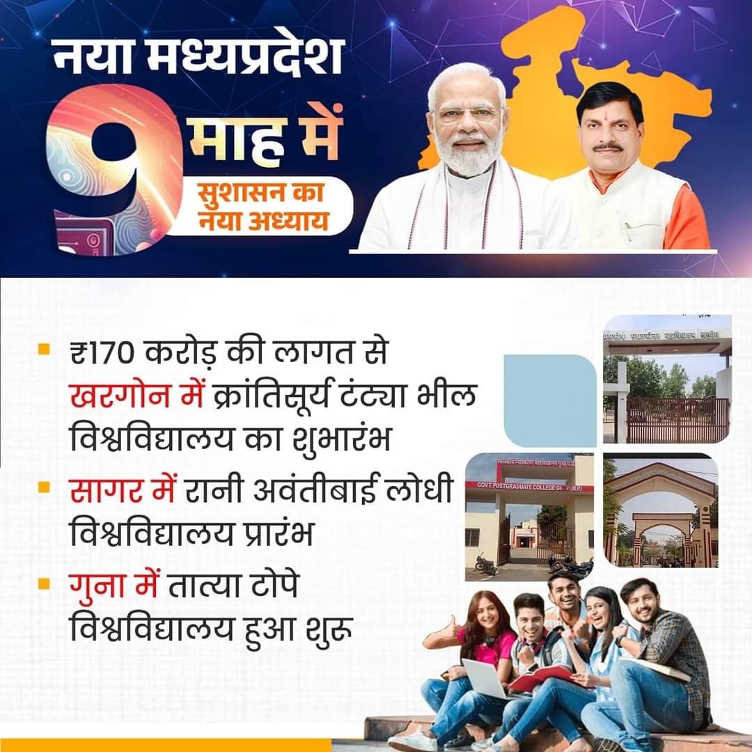 मध्य प्रदेश मुख्यमंत्री डॉ. मोहन यादव के 12 अक्टूबर के कार्यक्रम