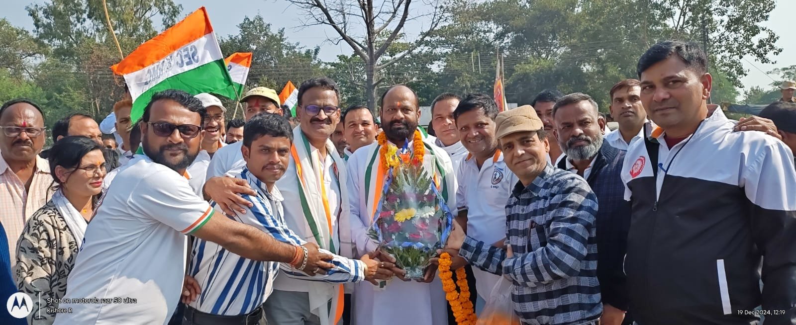 रेलवे मजदूर कांग्रेस ने निकाली आभार रैली