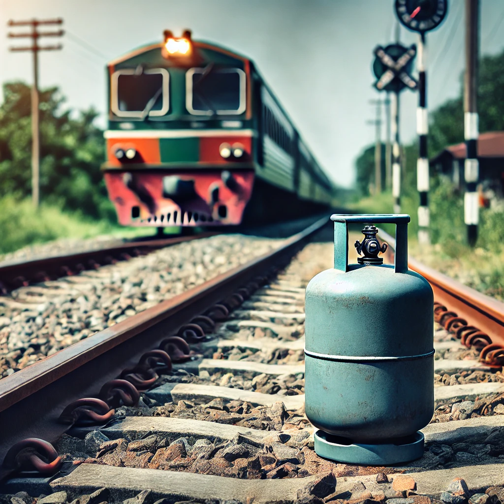 पुणे रेलवे ट्रैक पर मिला गैस से भरा सिलेंडर, बड़े हादसे की थी साजिश