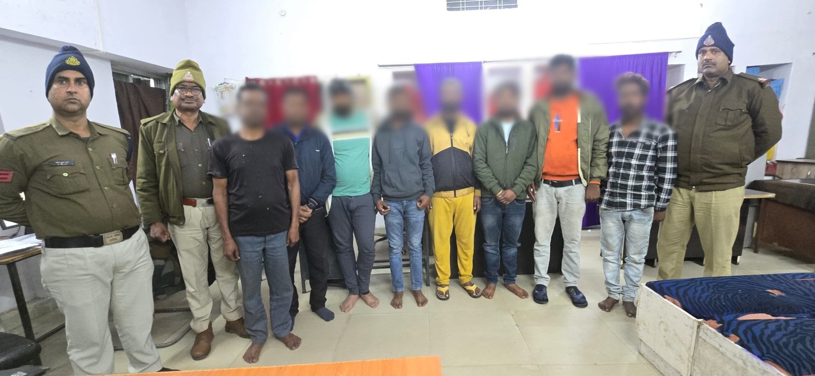 श्रीराम फाइनेंस में 24 लाख की धोखाधड़ी&nbsp; फर्जी दस्तावेजों से लोन घोटाला उजागर, 8 आरोपी गिरफ्तार