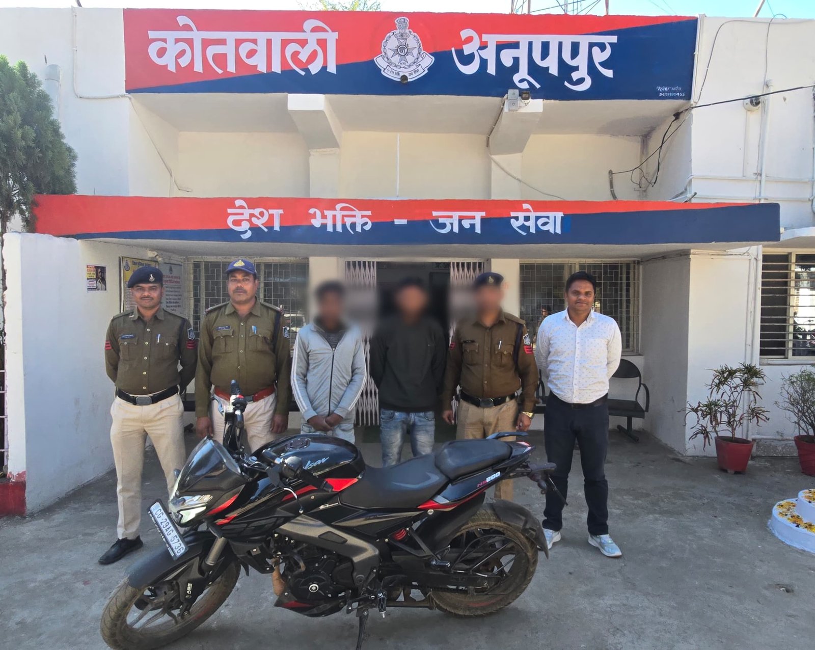 अनूपपुर पुलिस की ‘तीसरी आंख’ से अपराधियों की शामत&nbsp; अंतरराज्यीय चोर गिरोह पकड़ा गया