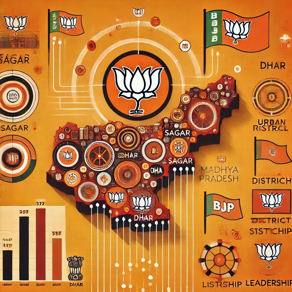 भाजपा की सूची तैयार&nbsp;&nbsp; सागर और धार में दो-दो जिलाध्यक्ष, संगठनात्मक ताकत के नए युग की शुरुआत!