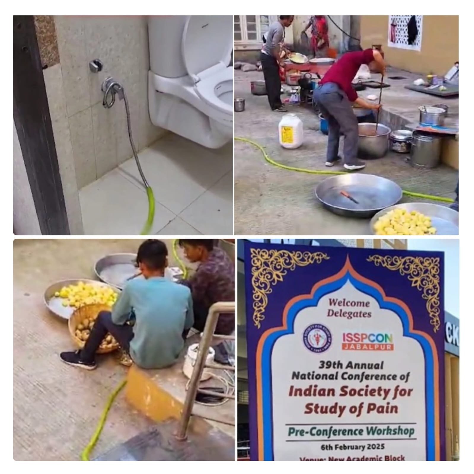 टायलेट में लगे नल के पानी से बन रहा था डॉक्टरों के लिए खाना, जबलपुर मेडिकल कॉलेज का वीडियो वायरल