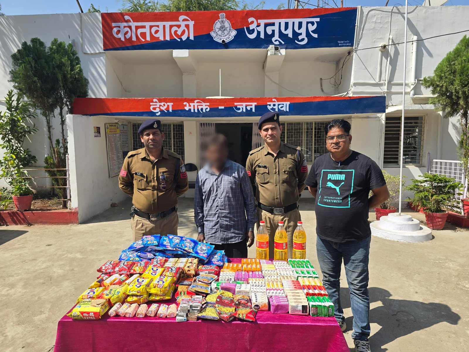 अनूपपुर पुलिस की सख्त कार्रवाई: अवैध रेत उत्खनन, चोरी और जुए के मामलों में आरोपी गिरफ्तार