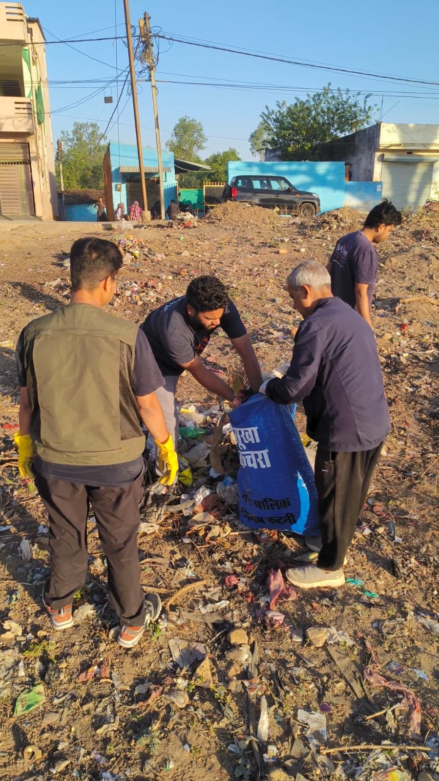 धेनु सेवा संस्थान की स्वच्छता क्रांति, पालिथीन को किया अलविदा