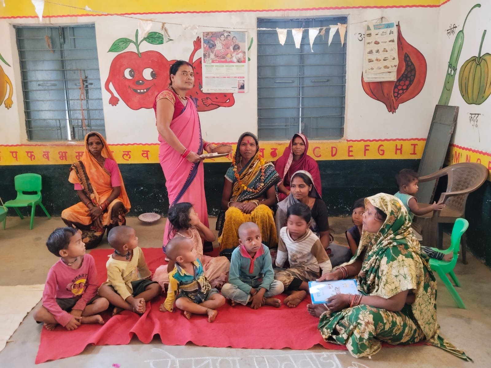 भोपाल चेहरे से उपस्थिति दर्ज होने के बाद ही आंगनबाड़ियों में बच्चों को मिलेगा पोषण आहार