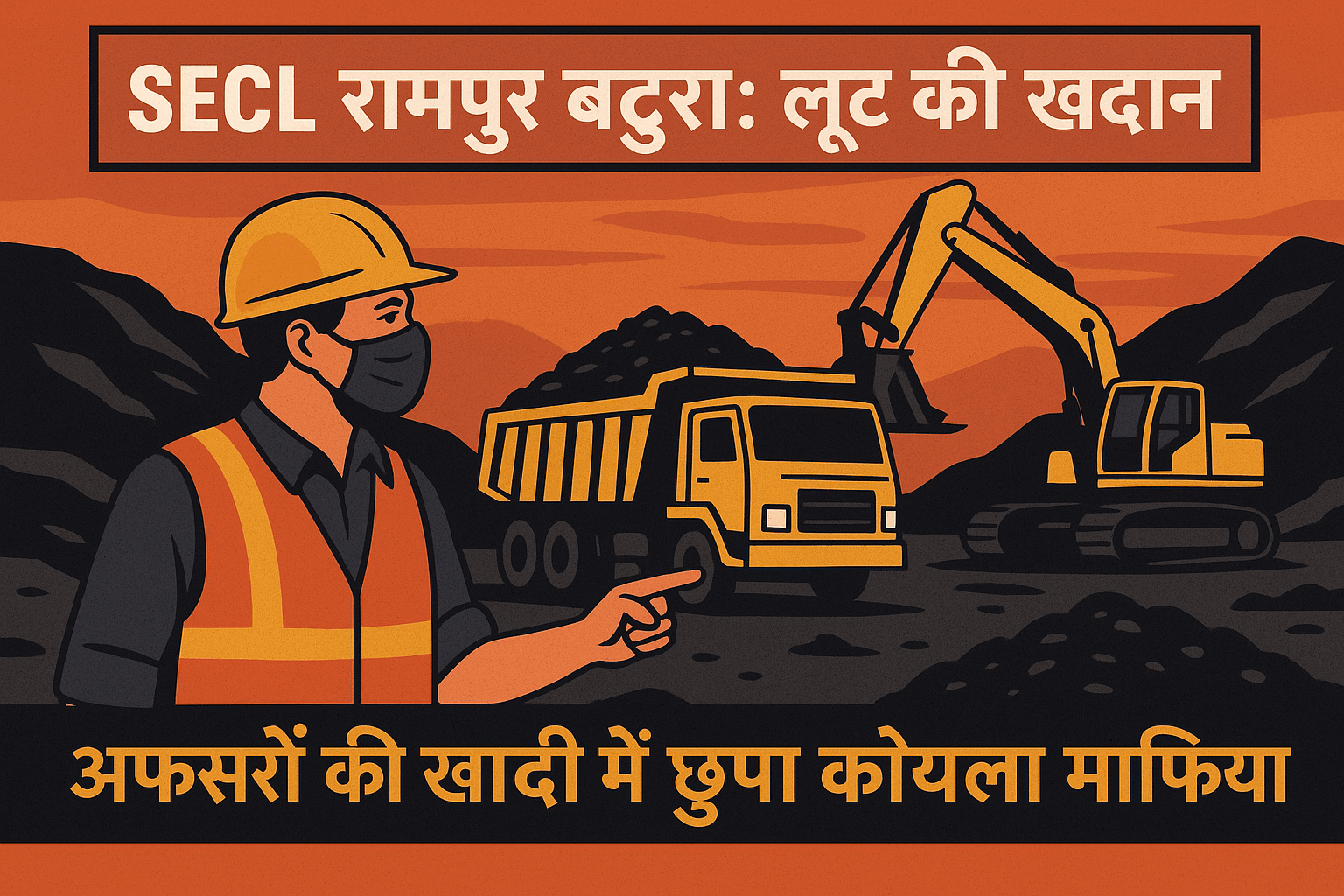 SECL सोहागपुर एरिया की रामपुर बटुरा खदान,रजिस्टर में कोयला का नहीं, रिश्वत का लेखा – TI की तिजोरी वाली ड्यूटी!