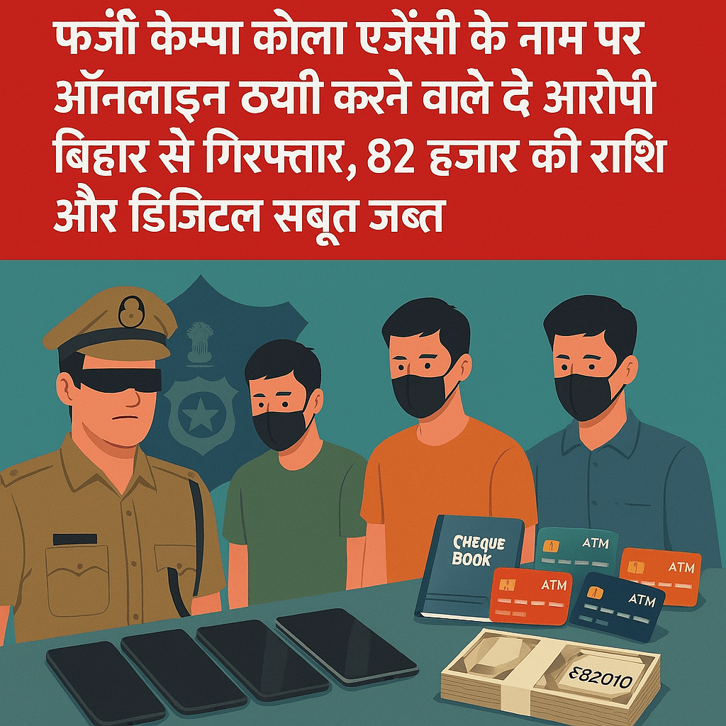 कोतमा पुलिस ने बिहार से दो साइबर ठगों को गिरफ्तार किया