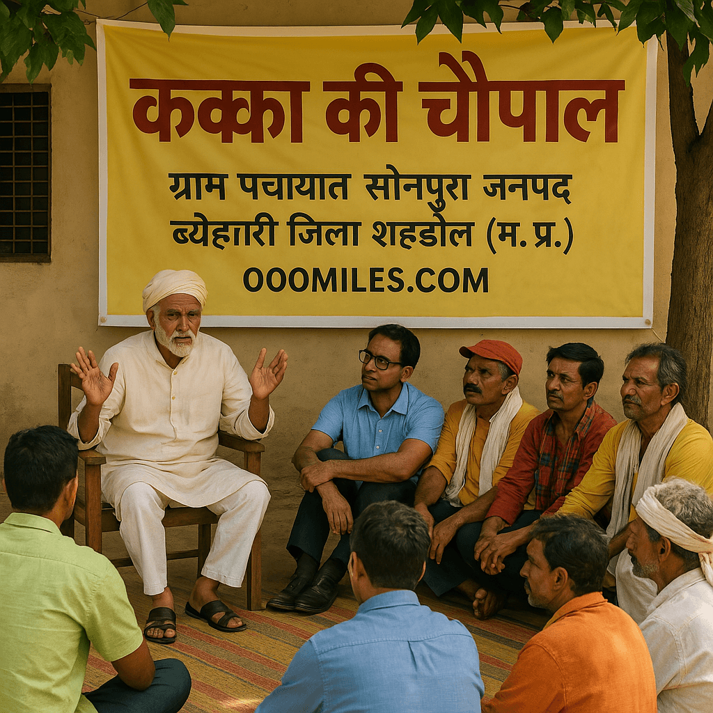 शहडोल ब्यौहारी “कक्का की चौपाल – गांव की सरकार, गांव के लोग”