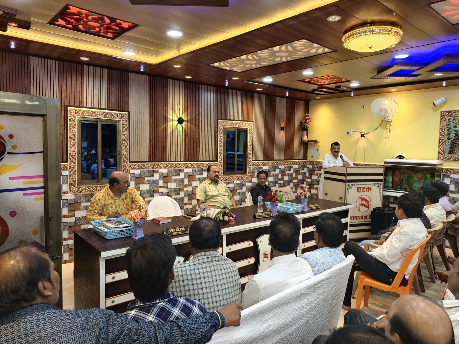 पाथाखेड़ा में एटक की शक्ति प्रदर्शन बैठक सम्पन्न, राष्ट्रीय नेता हरिद्वार सिंह ने मजदूर हितों पर रखा विचार