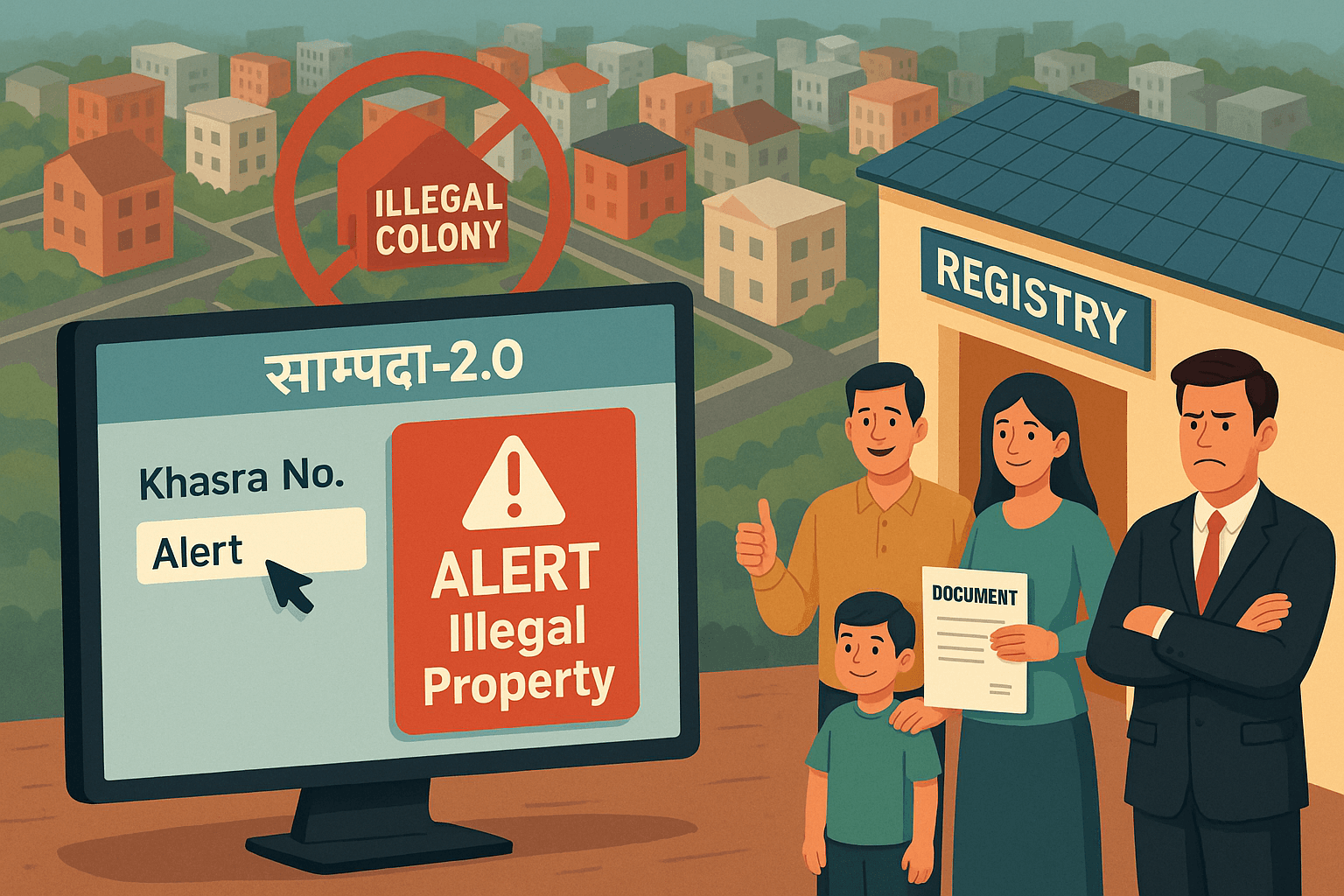 माफिया की कमर तोड़ने को संपदा-2.0 का ‘टेक्निकल स्ट्राइक’  अब बिना अनुमति के नहीं बिकेगी एक इंच जमीन, दलालों के खेल पर लगेगा ब्रेक