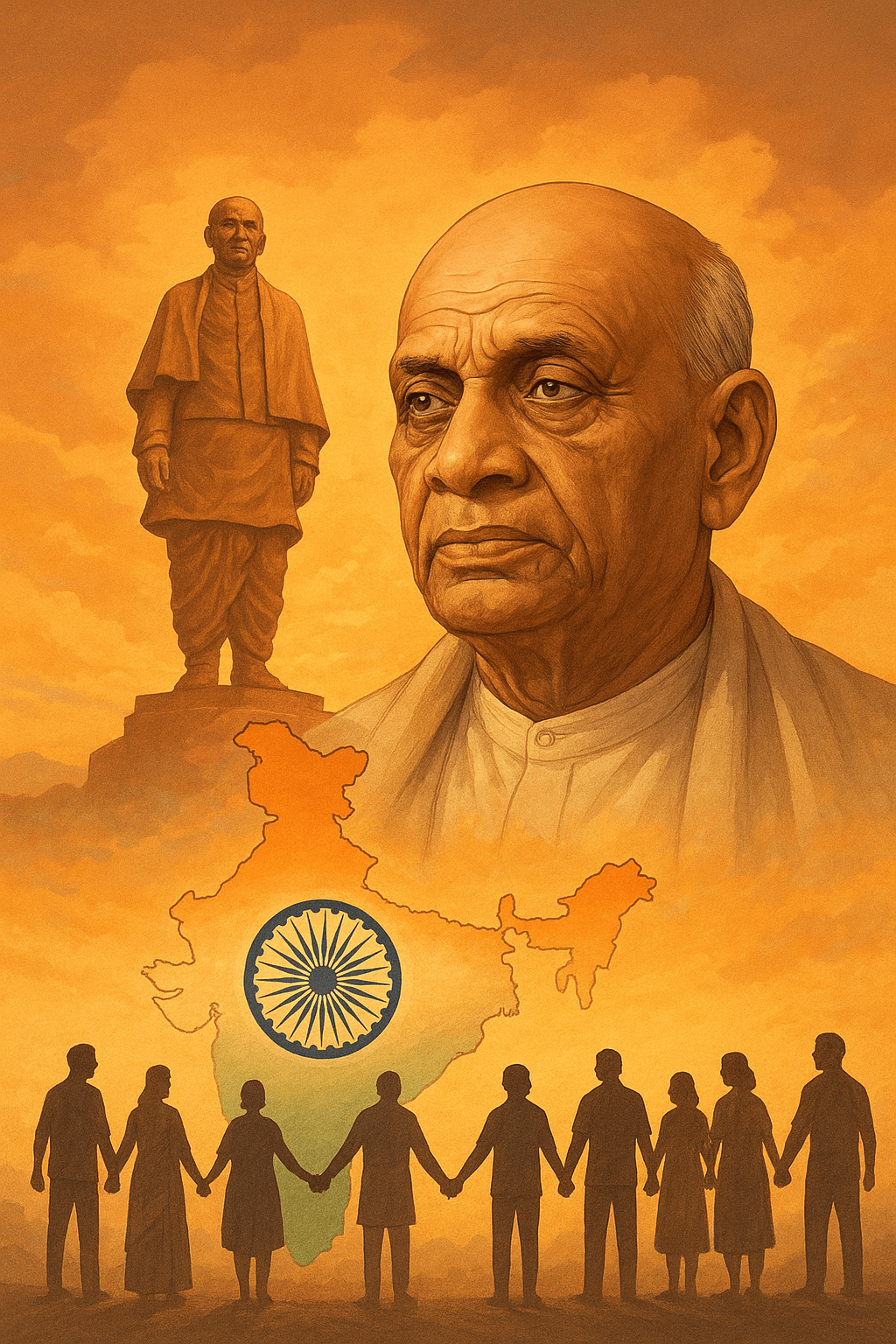 “लौह इच्छाशक्ति जिसने भारत को एक सूत्र में पिरोया” — सरदार पटेल की जयंती पर राष्ट्र नतमस्तक