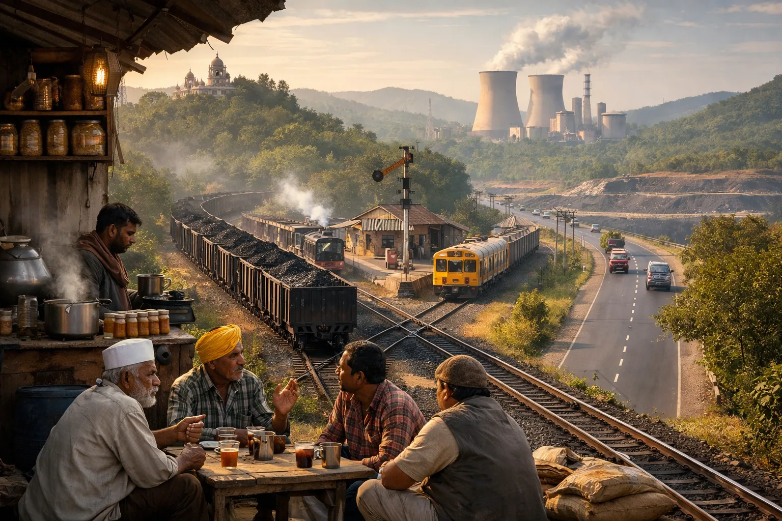 कक्का की चौपाल में बजट&nbsp; चाय की भाप, मालगाड़ी की गूंज और अनूपपुर की उम्मीदें
