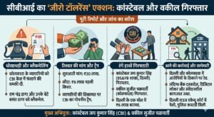 सीबीआई का कांस्टेबल और वकील ₹6 लाख की घूस लेते रंगे हाथों गिरफ्तार